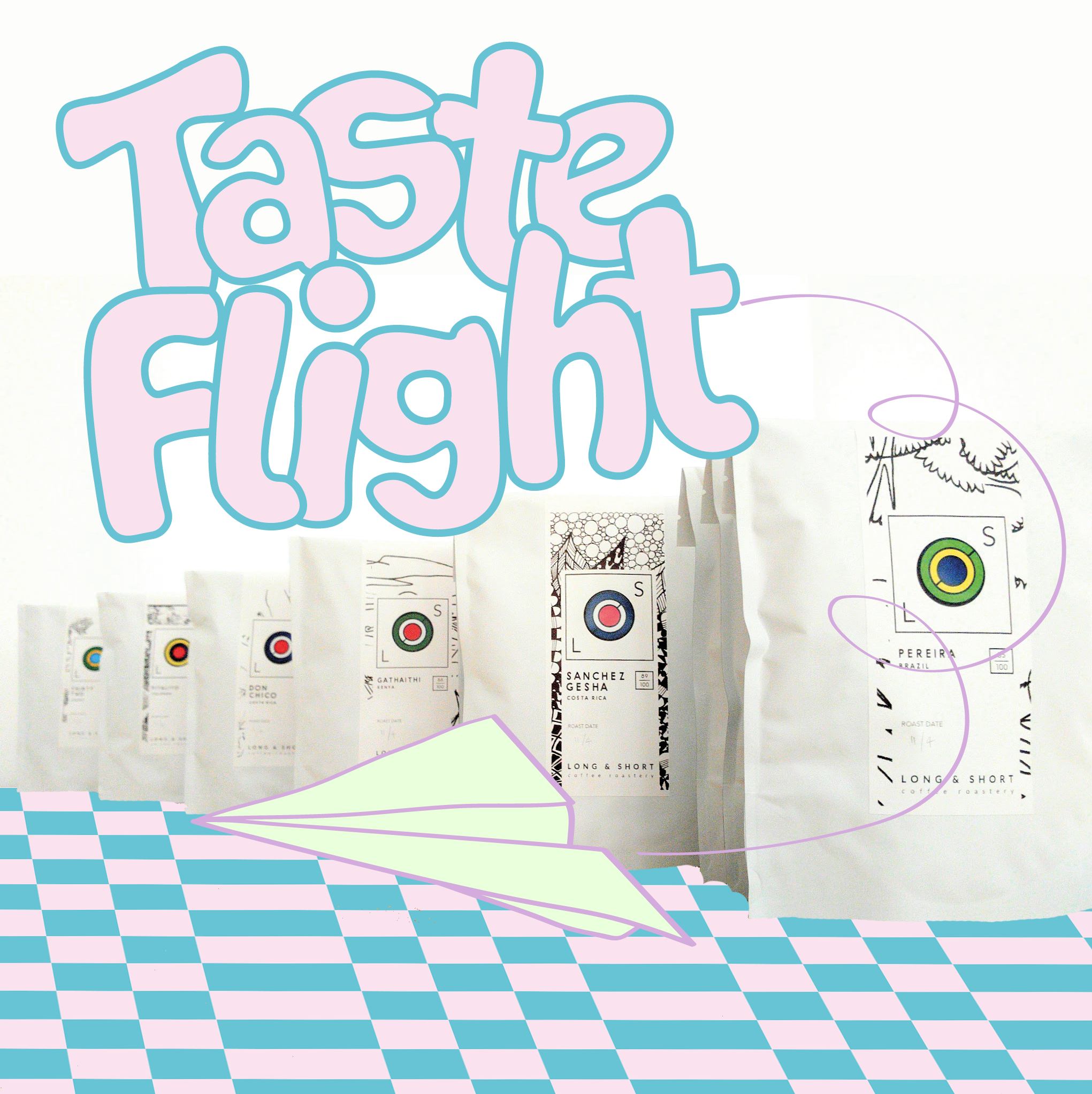 Taste Flight - LONG & SHORT COFFEE Taste Flight - LONG & SHORT COFFEE